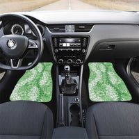 Green Puakenikeni and Maile Lei Car Mats Hawaiian Style Tribal Tapa Double Strand Lei