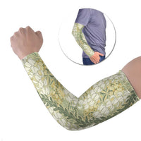 Vintage Puakenikeni and Maile Lei Arm Sleeves Hawaiian Style Tribal Tapa Double Strand Lei - Polynesian Pride