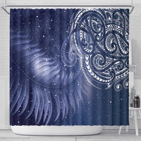 New Zealand Galaxy Fern Shower Curtain LT9 - Polynesian Pride