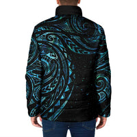 New Zealand Matariki Padded Jacket Galaxy Maori Tribal Tattoo - Polynesian Pride
