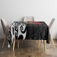 New Zealand Kakapo Christmas Tablecloth Meri Kirihimete Pohutukawa Flowers