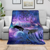 I Love You In Every Universe Personalised Blanket Polynesian Pattern Galaxy Style LT9 - Polynesian Pride