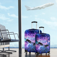 I Love You In Every Universe Personalised Luggage Cover Polynesian Pattern Galaxy Style LT9 - Polynesian Pride