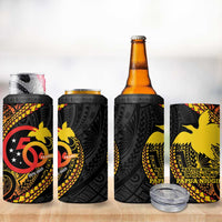 Papua New Guinea Tribal Tattoo 4 in 1 Can Cooler Tumbler 50th Independence Anniversary LT9 - Polynesian Pride