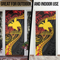 Papua New Guinea Tribal Tattoo Door Cover 50th Independence Anniversary - Polynesian Pride