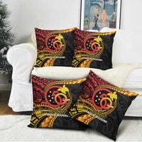 Papua New Guinea Tribal Tattoo Pillow Cover 50th Independence Anniversary - Polynesian Pride