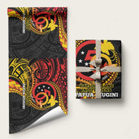 Papua New Guinea Tribal Tattoo Wrapping Paper 50th Independence Anniversary - Polynesian Pride