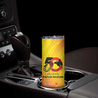 Papua New Guinea Unity in Diversity Skinny Tumbler 50th Indipendens Papua Niugini LT9 - Polynesian Pride