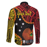 Personalised Papua New Guinea 49th Anniversary Family Matching Mermaid Dress and Hawaiian Shirt Hapi De bilong Indipendens Papua Niugini