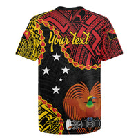 Personalised Papua New Guinea 49th Anniversary Rugby Jersey Hapi De bilong Indipendens Papua Niugini