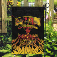 Personalised Papua New Guinea 49th Anniversary Garden Flag Bird of Paradise Unity In Diversity