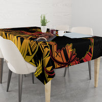 Personalised Papua New Guinea 49th Anniversary Tablecloth Bird of Paradise Unity In Diversity