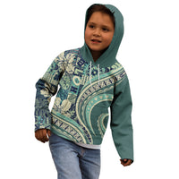 Hawaiian Hibiscus Tribal Vintage Motif Kid Hoodie Ver 1