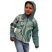 Hawaiian Hibiscus Tribal Vintage Motif Kid Hoodie Ver 1