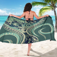 Hawaiian Hibiscus Tribal Vintage Motif Sarong Ver 1