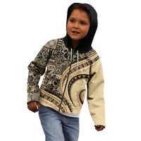 Hawaiian Hibiscus Tribal Vintage Motif Kid Hoodie Ver 2