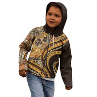 Hawaiian Hibiscus Tribal Vintage Motif Kid Hoodie Ver 4