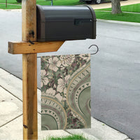 Hawaiian Hibiscus Tribal Vintage Motif Garden Flag Ver 6