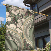 Hawaiian Hibiscus Tribal Vintage Motif Garden Flag Ver 6