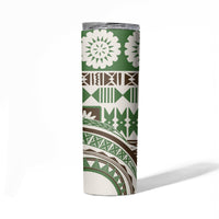 Hawaiian Hibiscus Tribal Vintage Motif Skinny Tumbler Ver 7