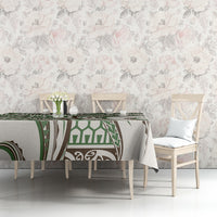 Hawaiian Hibiscus Tribal Vintage Motif Tablecloth Ver 7