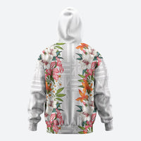 Hawaii Tropical Twist Lei Hoodie Hawaiian Flag Motif