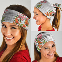 Hawaii Tropical Twist Lei Neck Gaiter Hawaiian Flag Motif