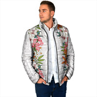 Hawaii Tropical Twist Lei Padded Jacket Hawaiian Flag Motif LT9 - Polynesian Pride