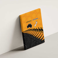 Australia New Zealand Rugby Canvas Wall Art Gold Aboriginal Wallabies and Maori Black Fern LT9 - Polynesian Pride