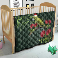 Meri Kirihimete Kakapo Quilt Green Silver Fern Christmas Vibe LT9 - Polynesian Pride