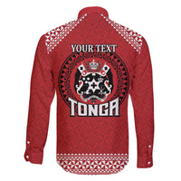 Tonga Rugby XIII Custom Family Matching Puletasi and Hawaiian Shirt Mate Ma'a Tonga with Ngatu Pattern LT9 - Polynesian Pride