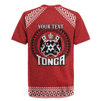 Tonga Rugby XIII Custom Rugby Jersey Mate Ma'a Tonga with Ngatu Pattern