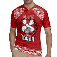 Tonga Rugby XIII Custom Rugby Jersey Mate Ma'a Tonga with Ngatu Pattern