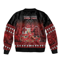 Custom Tonga 676 Haʻamonga ʻa Maui Bomber Jacket Tongan Sipi Tau Unique Dance