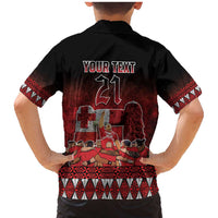 Custom Tonga 676 Haʻamonga ʻa Maui Family Matching Mermaid Dress and Hawaiian Shirt Tongan Sipi Tau Unique Dance