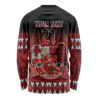 Custom Tonga 676 Haamonga a Maui Long Sleeve Shirt Tongan Sipi Tau Unique Dance LT9 - Polynesian Pride