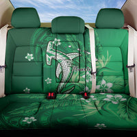 Personalized Hawaiian Maori Hammerhead Shark Back Car Seat Cover Omaomao Plumeria - Polynesian Pride