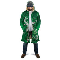 Personalized Hawaiian Maori Hammerhead Shark Cloak Omaomao Plumeria - Polynesian Pride