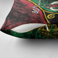 Vanuatu 46th Year Anniversary Pillow Cover Vintage Grunge Vanuatu Flag Heritage