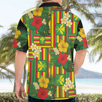 Hawaii Kanaka Maoli Hibiscus Hawaiian Shirt Hawaiian Flag Motif LT9 - Polynesian Pride