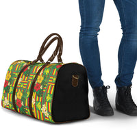 Hawaii Kanaka Maoli Hibiscus Travel Bag Hawaiian Flag Motif LT9 - Polynesian Pride