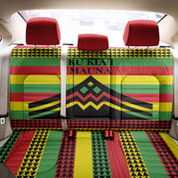 Hawaii Ku Kia'i Mauna Back Car Seat Cover Hawaiian Kanaka Maoli Motif LT9 - Polynesian Pride