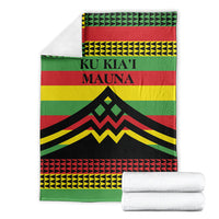 Hawaii Ku Kia'i Mauna Blanket Hawaiian Kanaka Maoli Motif