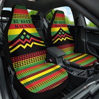 Hawaii Ku Kia'i Mauna Car Seat Cover Hawaiian Kanaka Maoli Motif LT9 One Size Green - Polynesian Pride