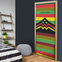 Hawaii Ku Kia'i Mauna Personalized Door Cover Hawaiian Kanaka Maoli Motif LT9 - Polynesian Pride