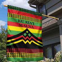 Hawaii Ku Kia'i Mauna Garden Flag Hawaiian Kanaka Maoli Motif LT9 - Polynesian Pride