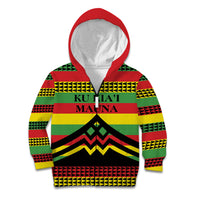 Hawaii Ku Kia'i Mauna Personalized Kid Hoodie Hawaiian Kanaka Maoli Motif LT9 Zip Hoodie Green - Polynesian Pride