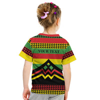 Hawaii Ku Kia'i Mauna Personalized Kid T Shirt Hawaiian Kanaka Maoli Motif LT9 - Polynesian Pride