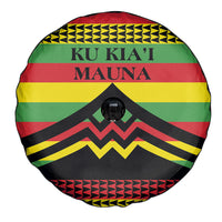 Hawaii Ku Kia'i Mauna Spare Tire Cover Hawaiian Kanaka Maoli Motif LT9 - Polynesian Pride