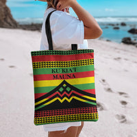 Hawaii Ku Kia'i Mauna Tote Bag Hawaiian Kanaka Maoli Motif LT9 - Polynesian Pride